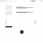 Shopping Cart - Digital Wireframe