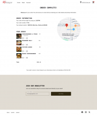 Order Complete Screen