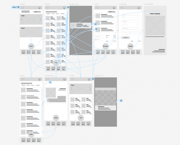 Lofi Prototype Mobile App
